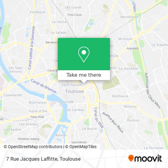 Mapa 7 Rue Jacques Laffitte