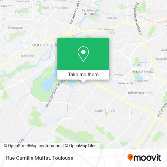 Rue Camille Muffat map