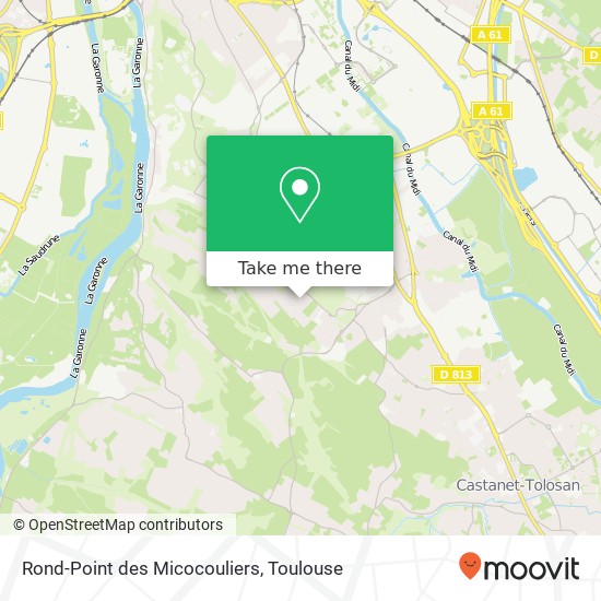 Rond-Point des Micocouliers map