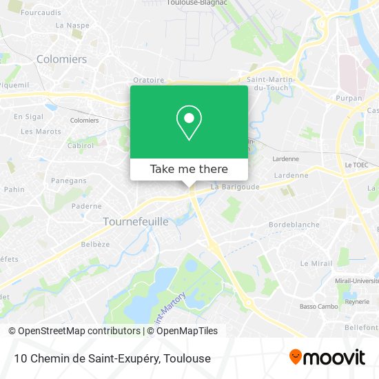 10 Chemin de Saint-Exupéry map