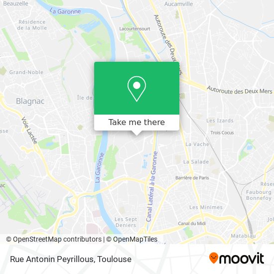 Rue Antonin Peyrillous map