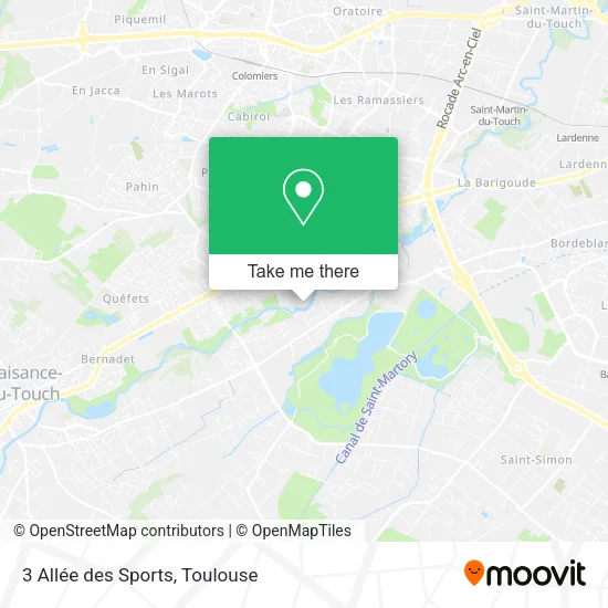 3 Allée des Sports map
