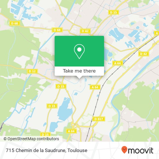 715 Chemin de la Saudrune map