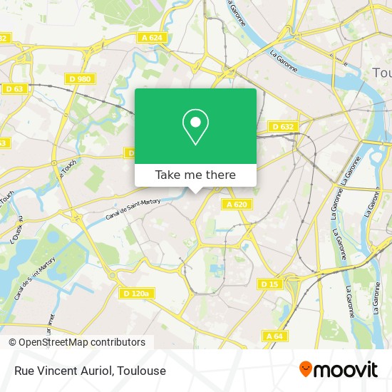 Mapa Rue Vincent Auriol