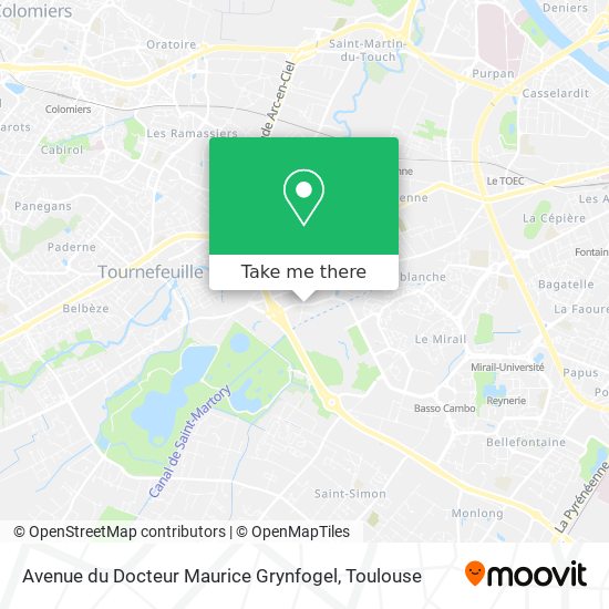 Mapa Avenue du Docteur Maurice Grynfogel