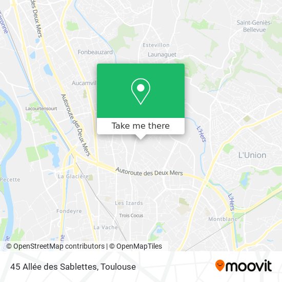 45 Allée des Sablettes map