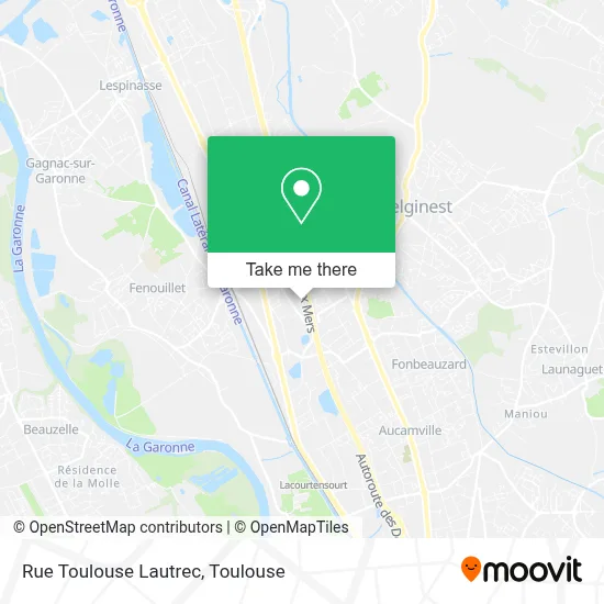 Rue Toulouse Lautrec map