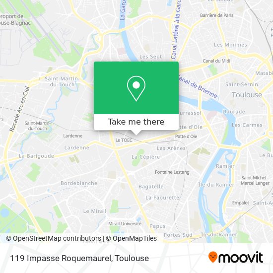 119 Impasse Roquemaurel map