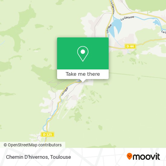 Chemin D'hivernos map