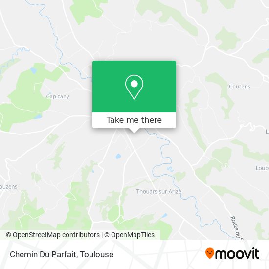 Chemin Du Parfait map