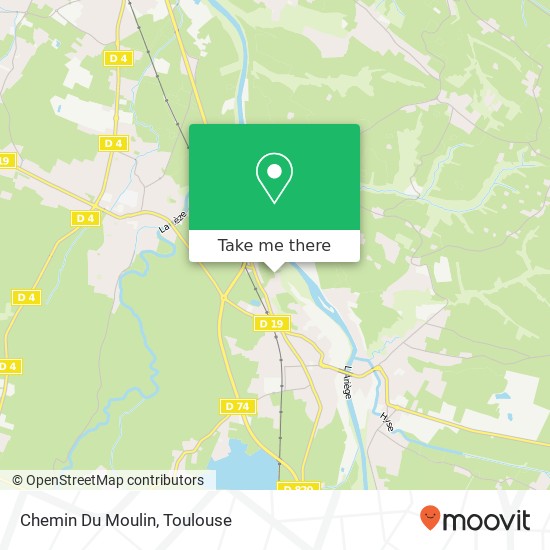 Mapa Chemin Du Moulin