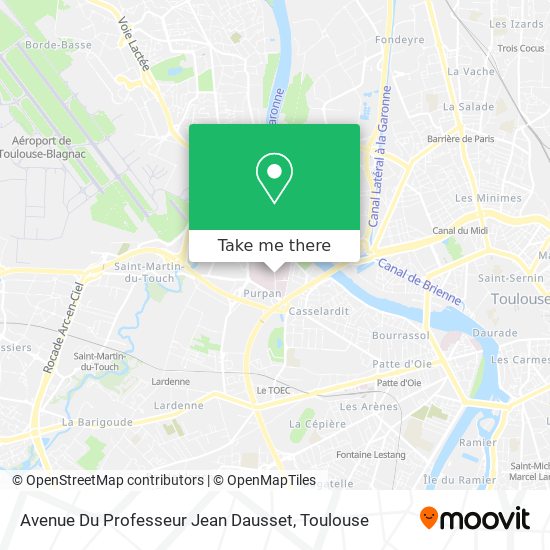 Avenue Du Professeur Jean Dausset map