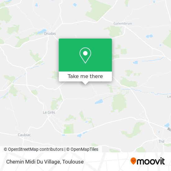 Chemin Midi Du Village map