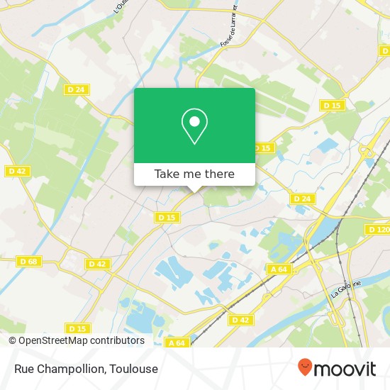Rue Champollion map