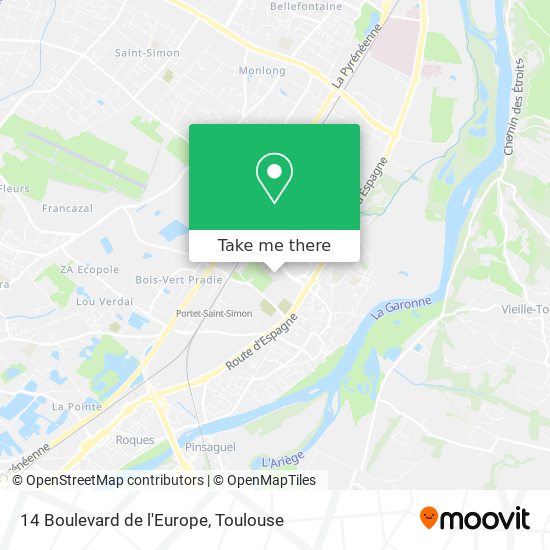 14 Boulevard de l'Europe map