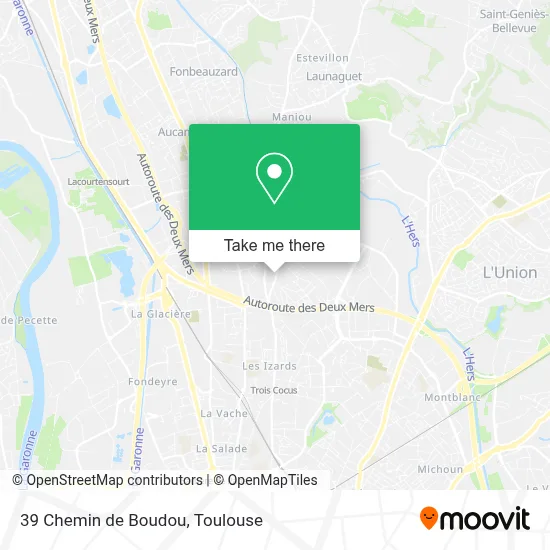 39 Chemin de Boudou map