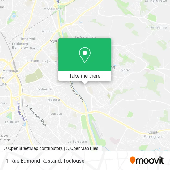 1 Rue Edmond Rostand map