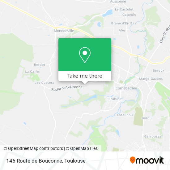 146 Route de Bouconne map