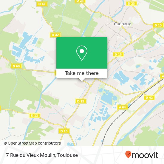 Mapa 7 Rue du Vieux Moulin