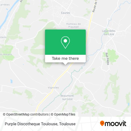 Purple Discotheque Toulouse map