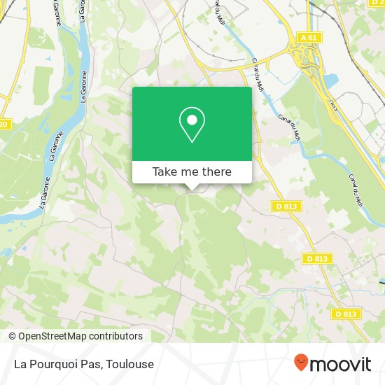 La Pourquoi Pas, Avenue de Suisse 31520 Ramonville-Saint-Agne map