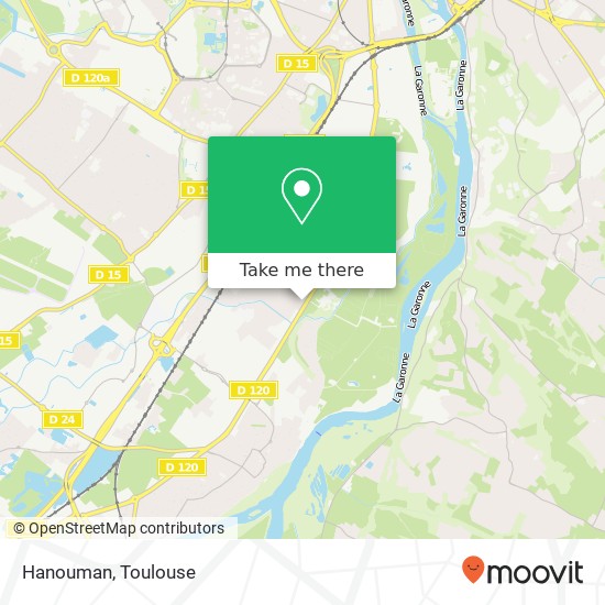 Mapa Hanouman, 6 Allée des Frênes 31120 Portet-sur-Garonne