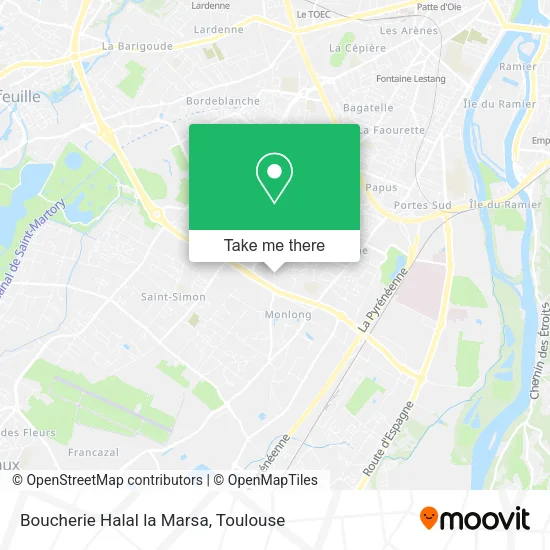 Boucherie Halal la Marsa map