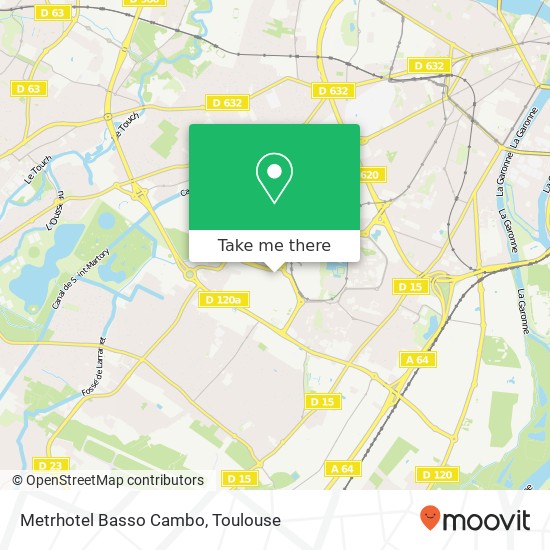 Mapa Metrhotel Basso Cambo, 4 Impasse Michel Labrousse 31100 Toulouse