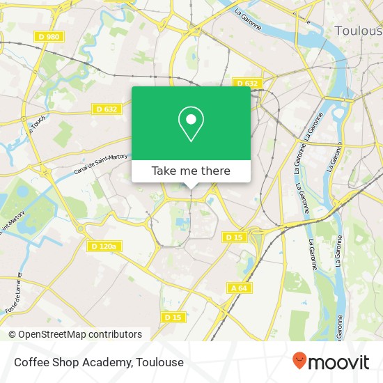 Mapa Coffee Shop Academy, 8 Rue de l'Université du Mirail 31100 Toulouse