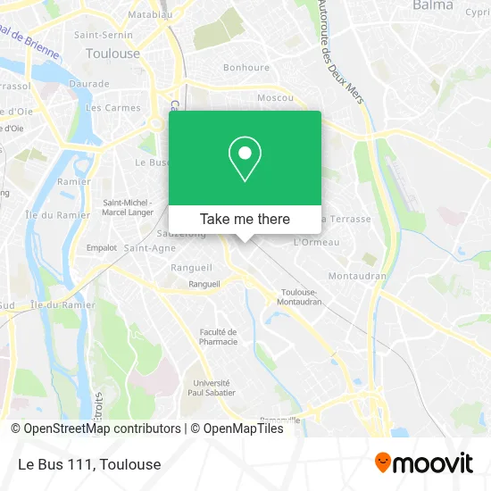 Le Bus 111 map