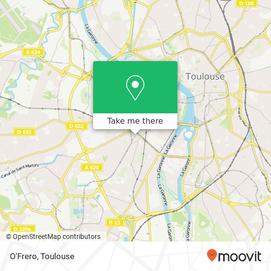 O'Frero, 288 Rue Henri Desbals 31100 Toulouse map