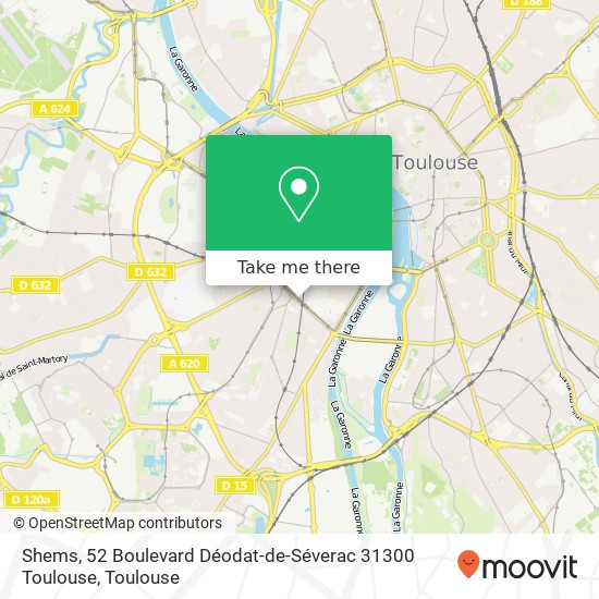 Mapa Shems, 52 Boulevard Déodat-de-Séverac 31300 Toulouse