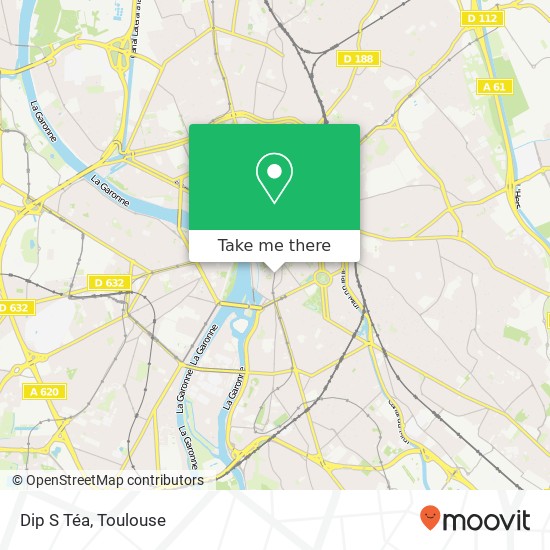 Mapa Dip S Téa, 28 Rue Pharaon 31000 Toulouse