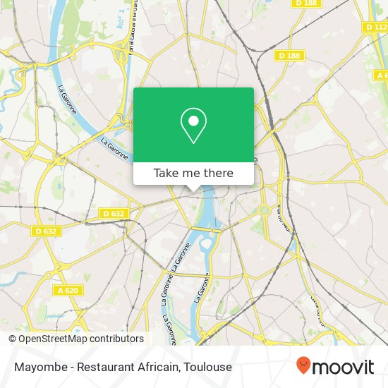 Mayombe - Restaurant Africain, 26 Rue de la République 31300 Toulouse map