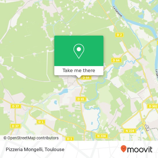 Mapa Pizzeria Mongelli, 42 Route de Seilh 31840 Aussonne