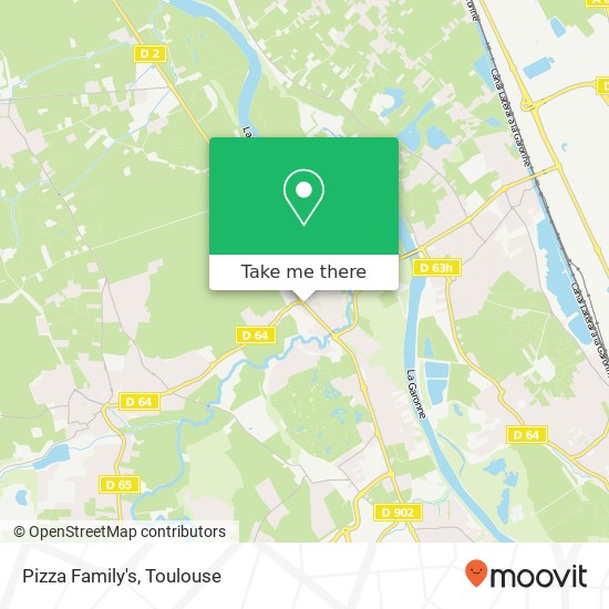 Pizza Family's, Route de Grenade 31840 Seilh map