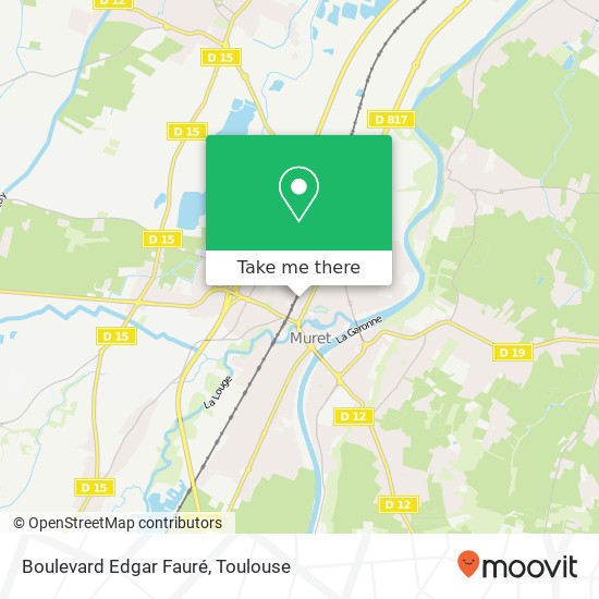 Boulevard Edgar Fauré map