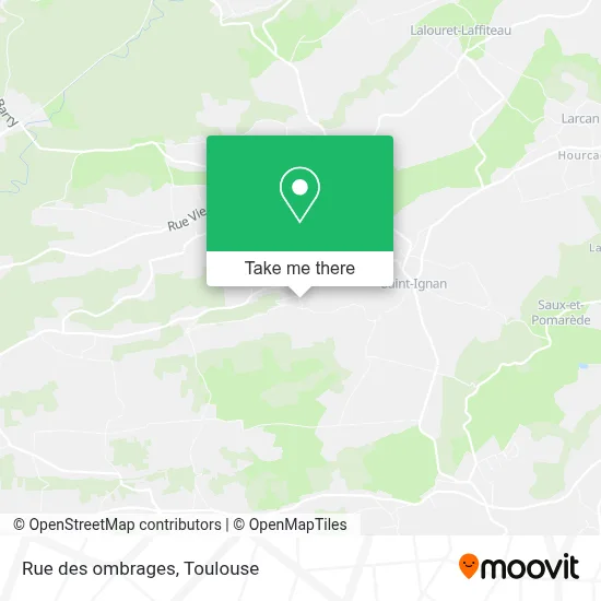 Rue des ombrages map