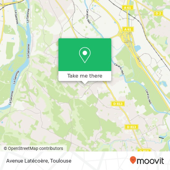 Avenue Latécoère map