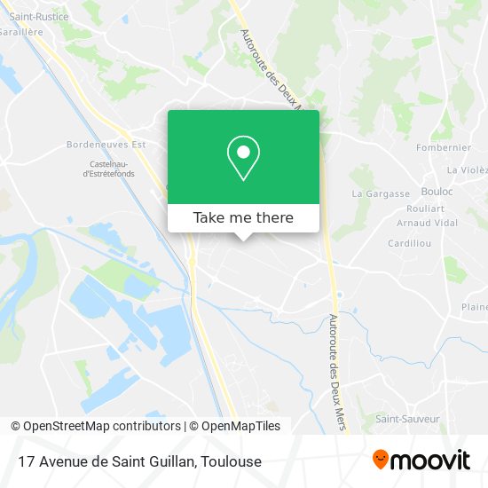 17 Avenue de Saint Guillan map