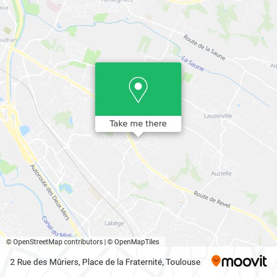 2 Rue des Mûriers, Place de la Fraternité map