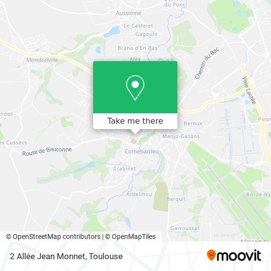 2 Allée Jean Monnet map