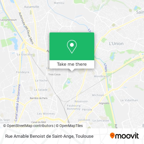 Rue Amable Benoist de Saint-Ange map