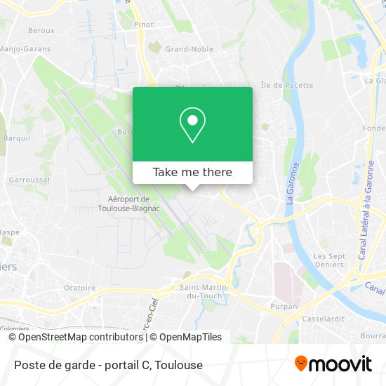 Poste de garde - portail C map