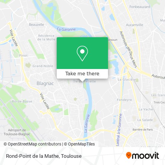 Rond-Point de la Mathe map