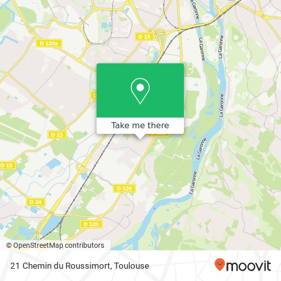 Mapa 21 Chemin du Roussimort