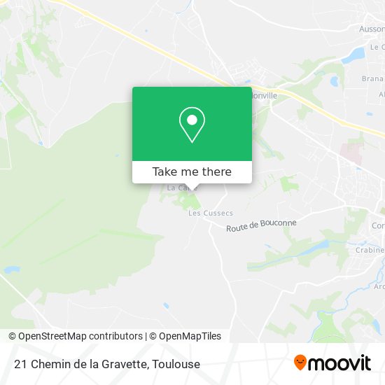 21 Chemin de la Gravette map