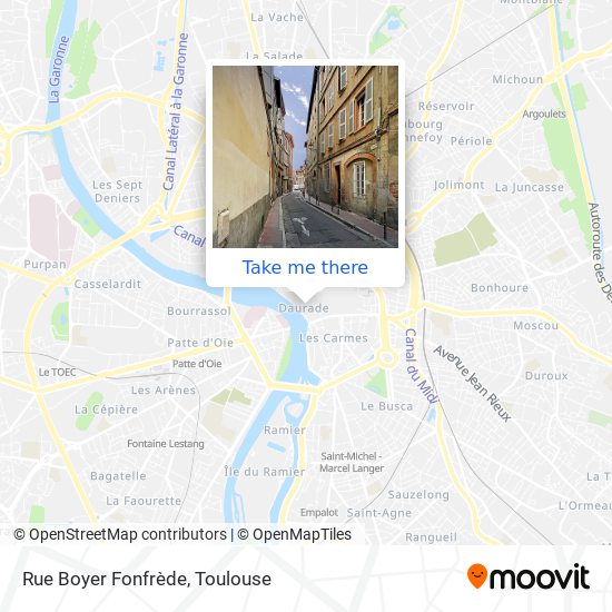 Mapa Rue Boyer Fonfrède