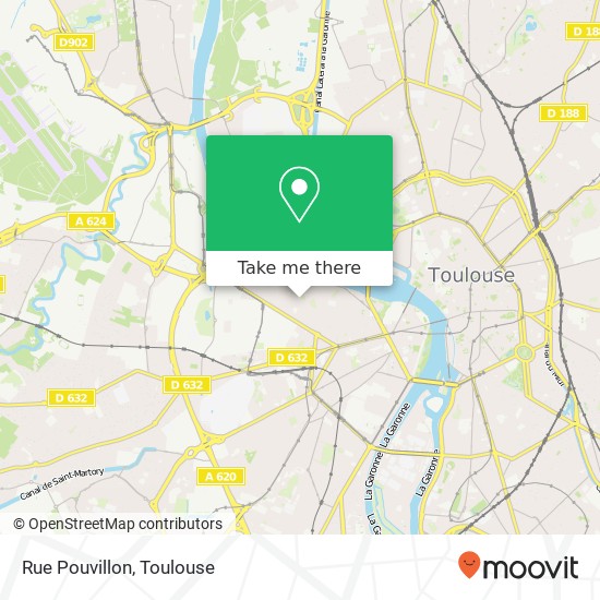 Mapa Rue Pouvillon