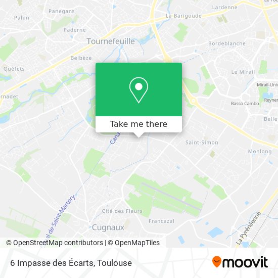 6 Impasse des Écarts map